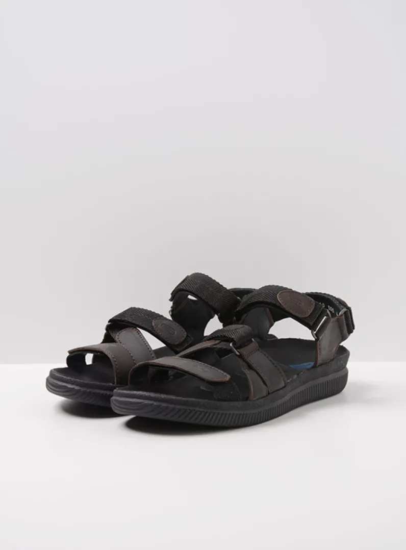 Outlet Wolky Active Men - bruin gevet leer bruingevetleer