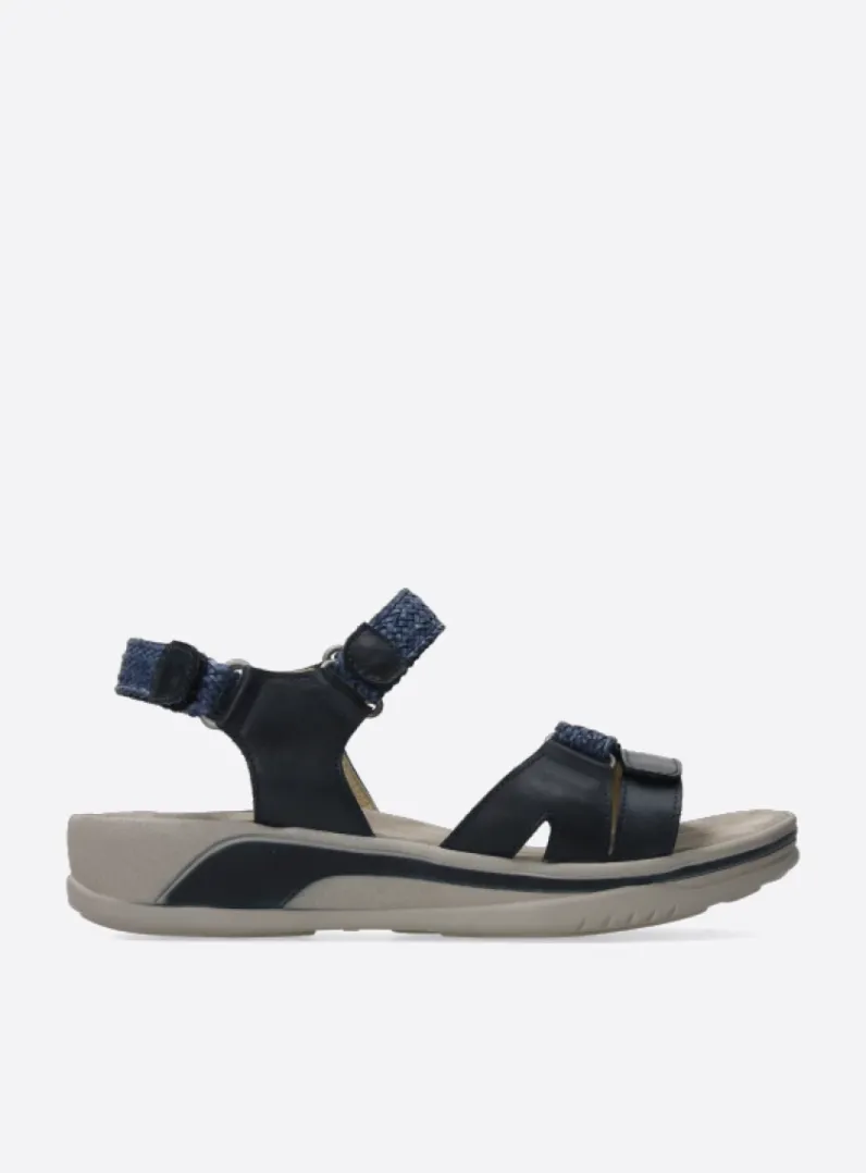 Shop Wolky Acula - blauw leer blauwleer