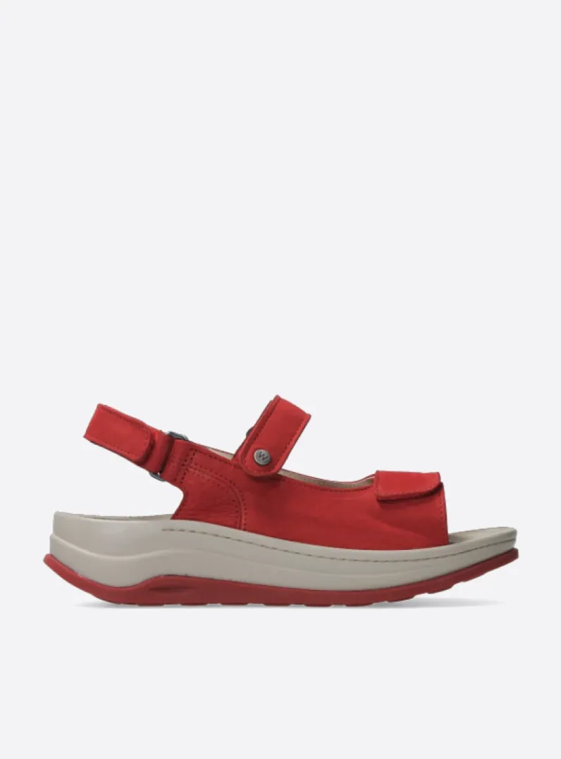 Cheap Wolky Adura - rood nubuck roodnubuck