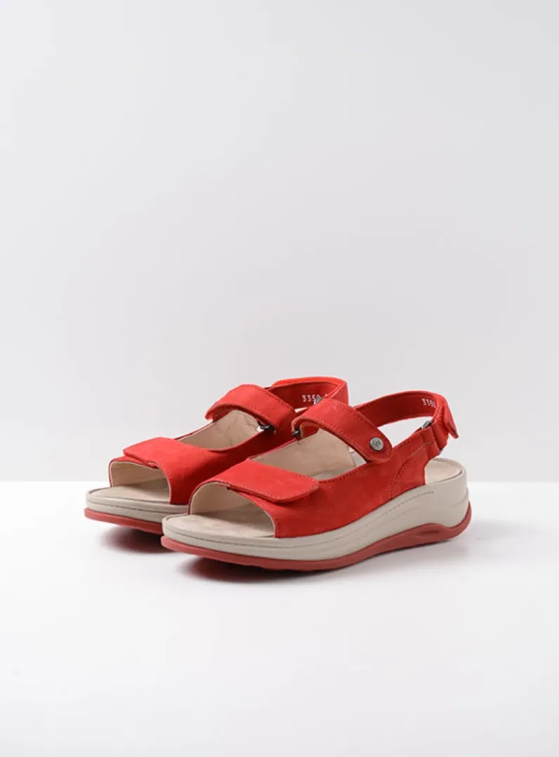 Cheap Wolky Adura - rood nubuck roodnubuck