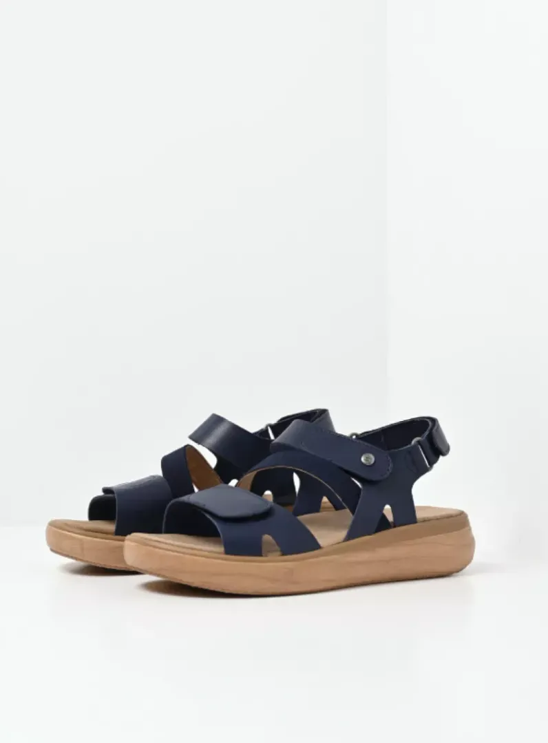Outlet Wolky Amara - blauw biocare blauwbiocare