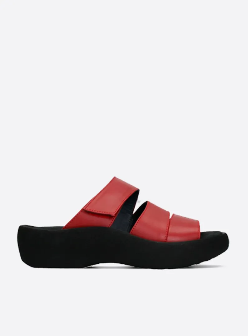 Cheap Wolky Aporia - rood leer roodleer