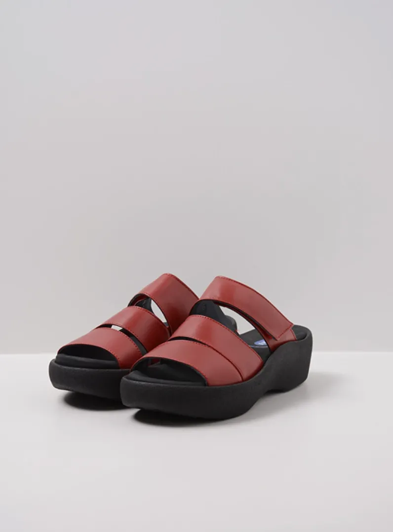 Cheap Wolky Aporia - rood leer roodleer