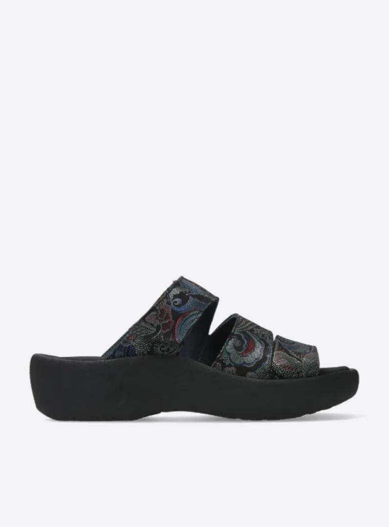 Hot Wolky Aporia - zwart/blauw suede zwart/blauwsuede