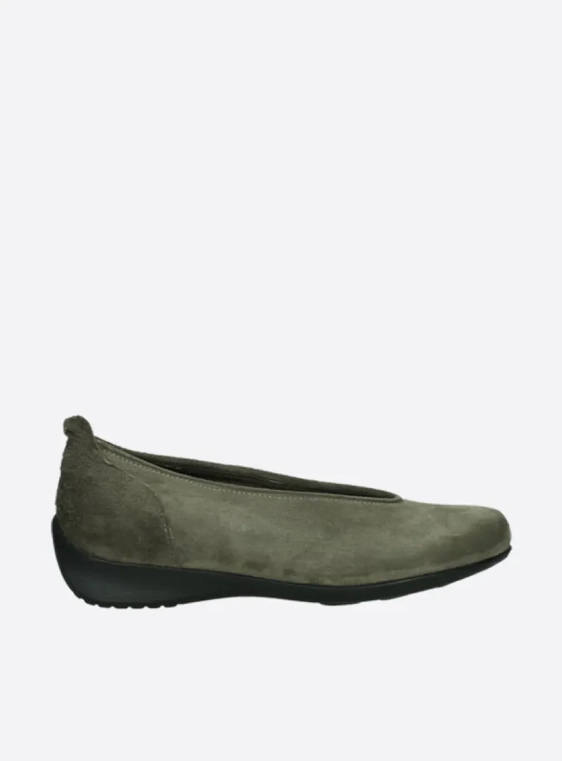 Fashion Wolky Ballet - taupe suede taupesuede
