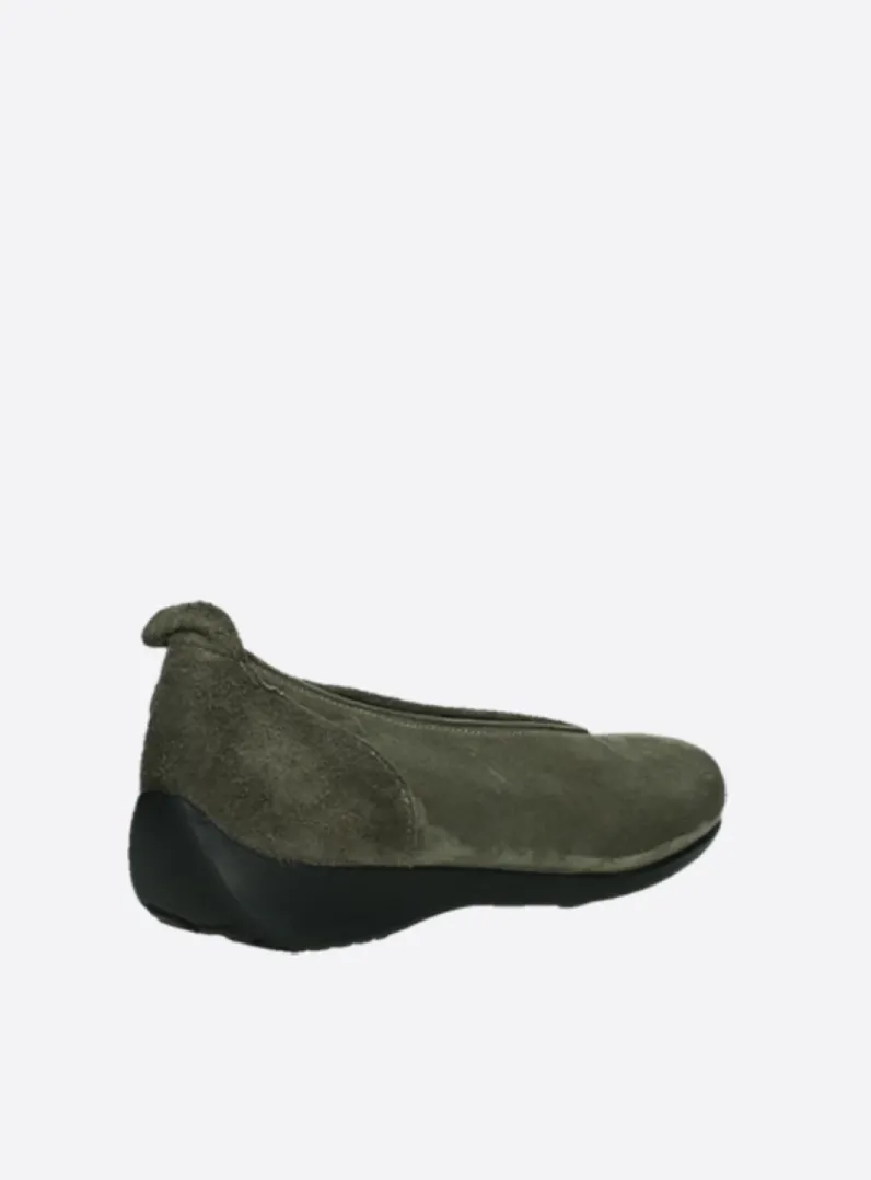 Fashion Wolky Ballet - taupe suede taupesuede