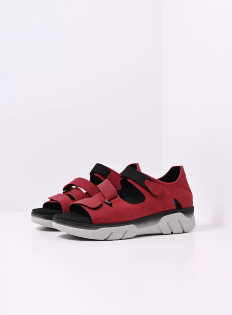 Store Wolky Blaze - rood nubuck roodnubuck