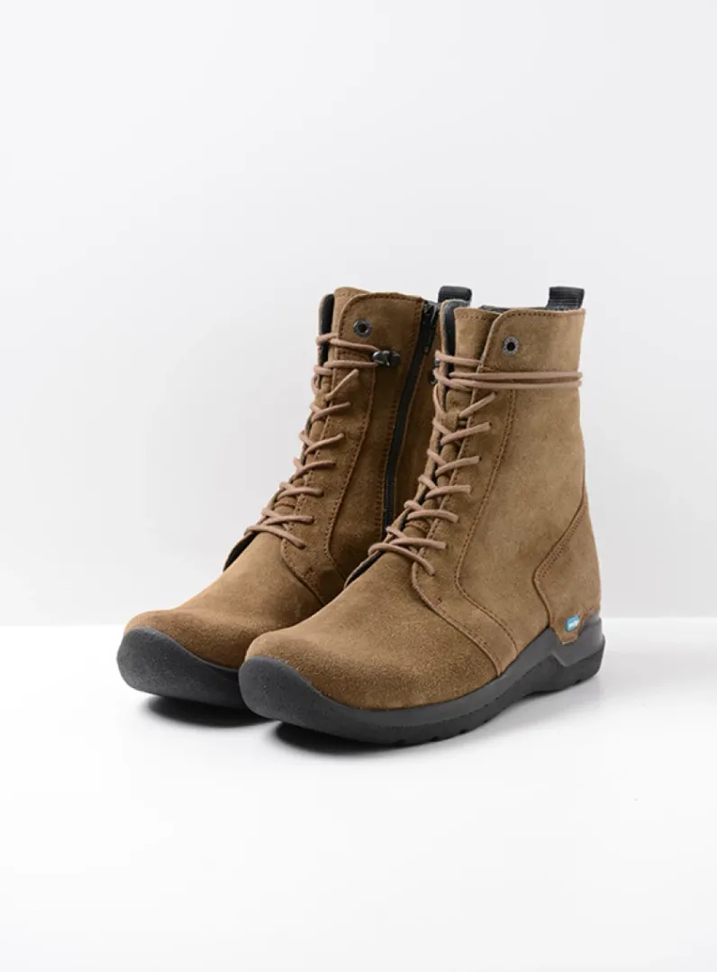 Online Wolky Bluff - donker taupe suede donkertaupesuede