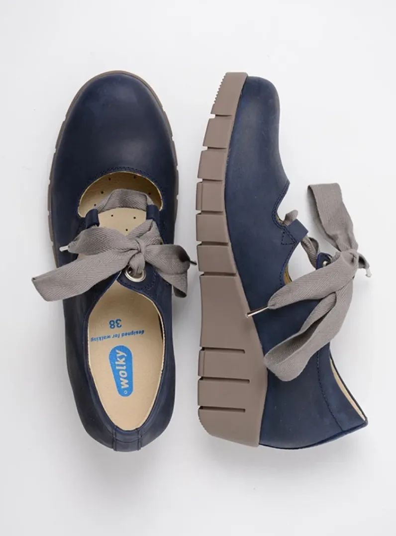 Sale Wolky Boston - blauw zomer nubuck blauwzomernubuck