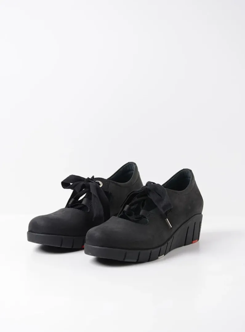 Fashion Wolky Boston - zwart nubuck zwartnubuck