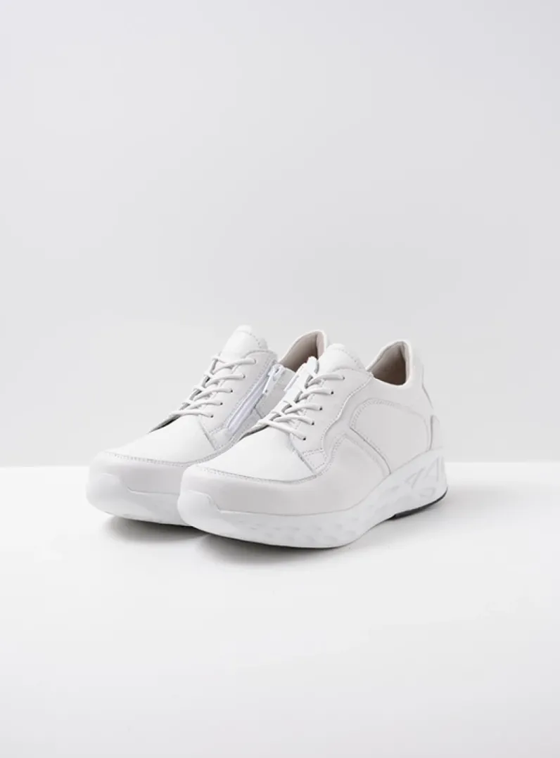 Shop Wolky Bounce - wit leer witleer