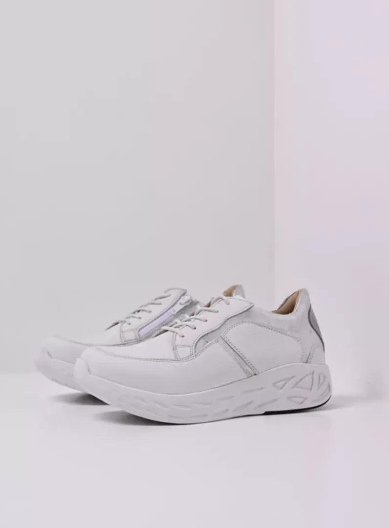Outlet Wolky Bounce - wit/zilver leer wit/zilverleer