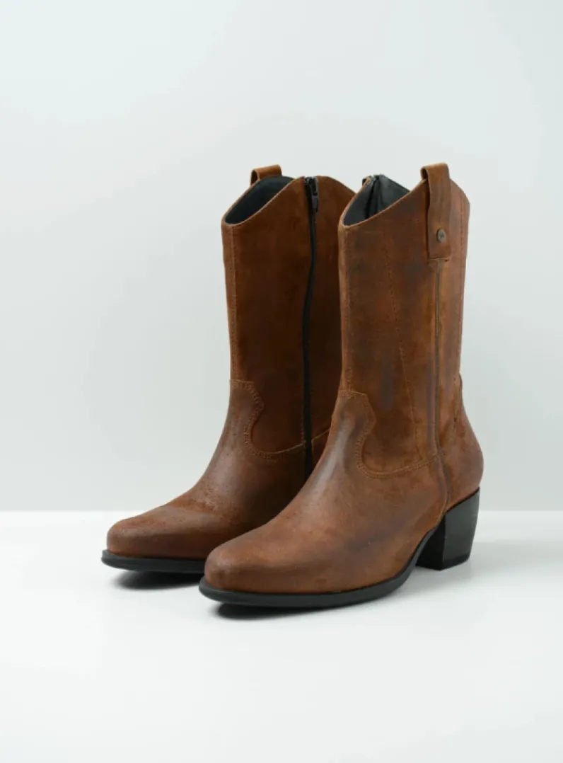 Best Sale Wolky Caprock HV - cognac suede cognacsuede