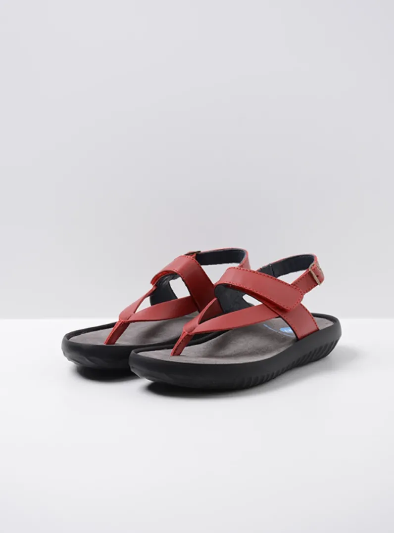 Cheap Wolky Cebu - rood leer roodleer