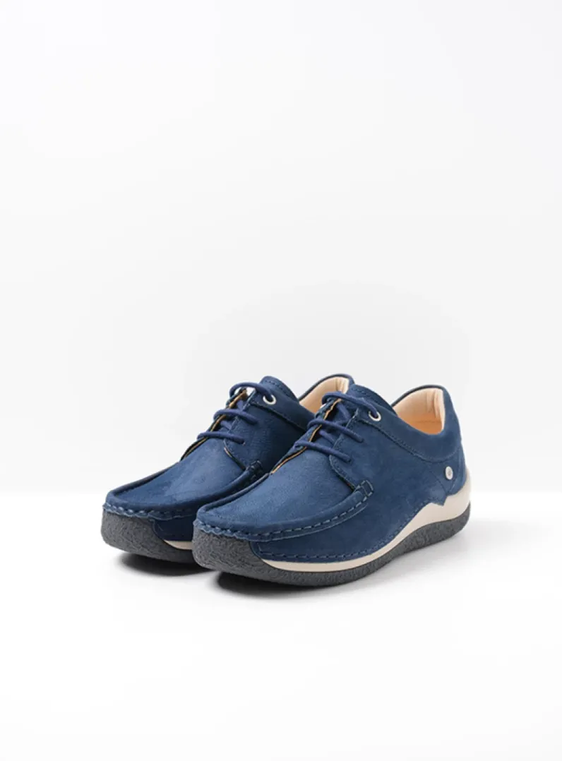 Online Wolky Celebration - denimblauw nubuck denimblauwnubuck