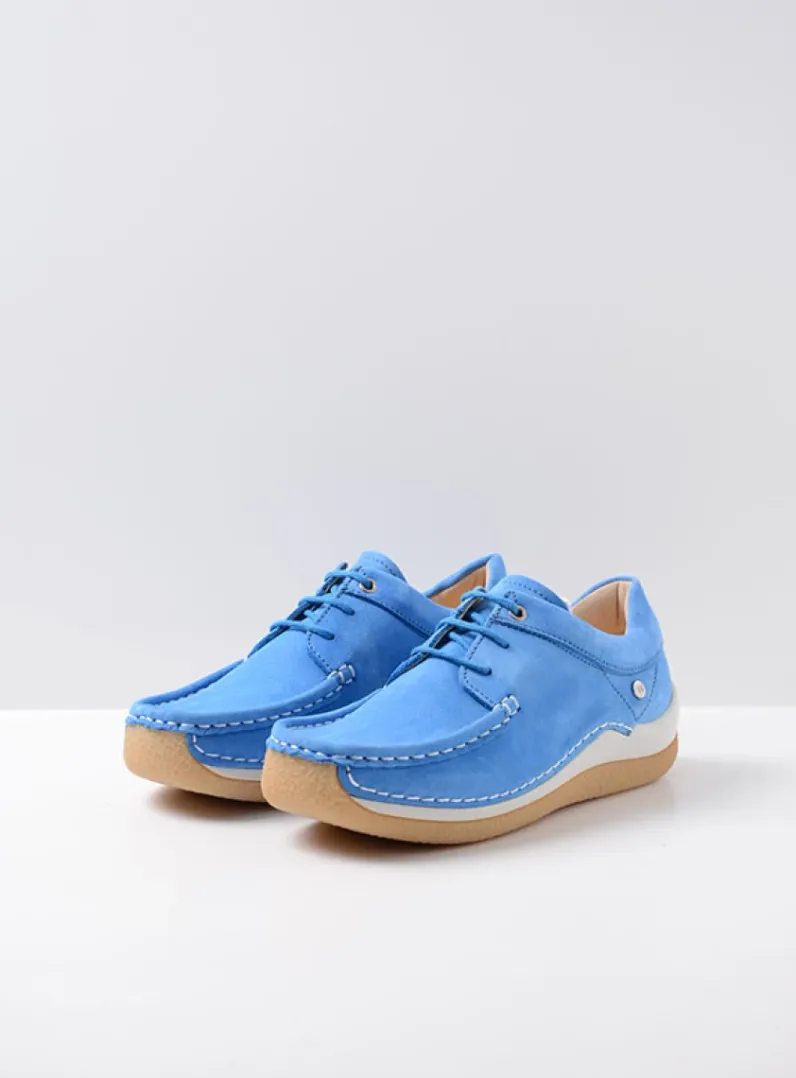 Hot Wolky Celebration - hemelsblauw nubuck hemelsblauwnubuck