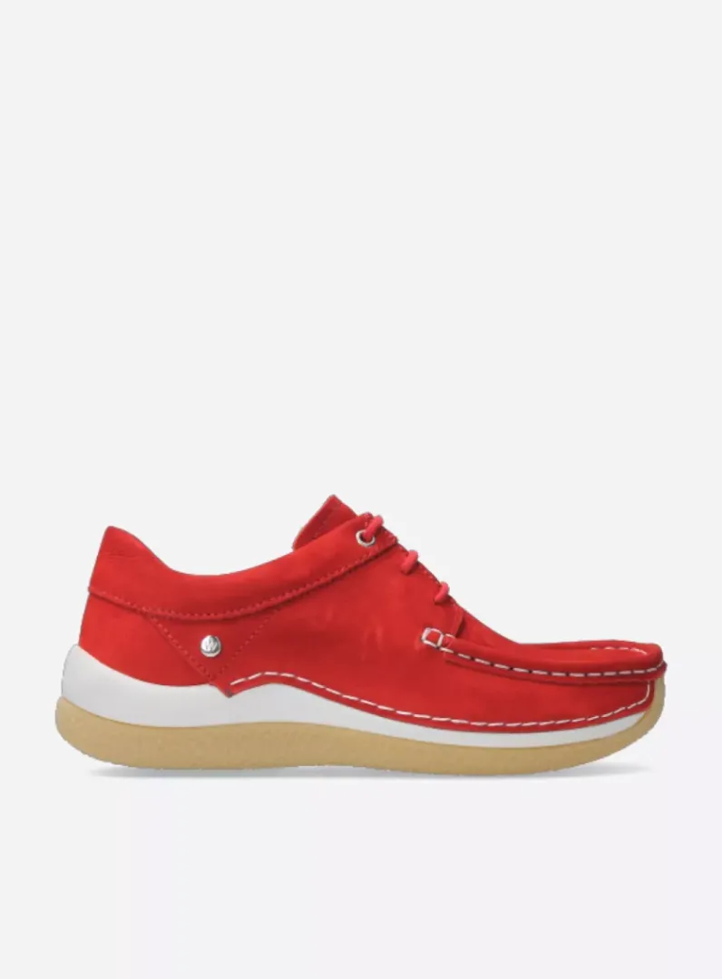 Store Wolky Celebration - rood nubuck roodnubuck
