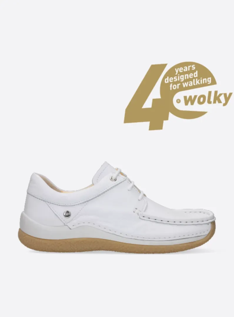 Cheap Wolky Celebration - wit leer witleer