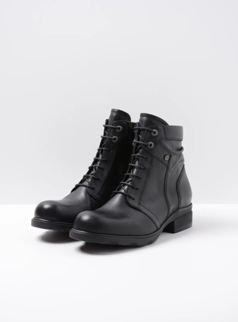 Cheap Wolky Center - zwart leer zwartleer