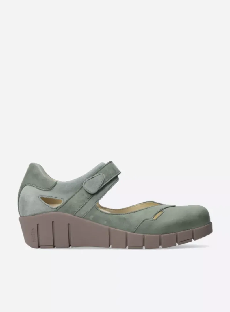 Fashion Wolky Charlotte - saliegroen nubuck saliegroennubuck