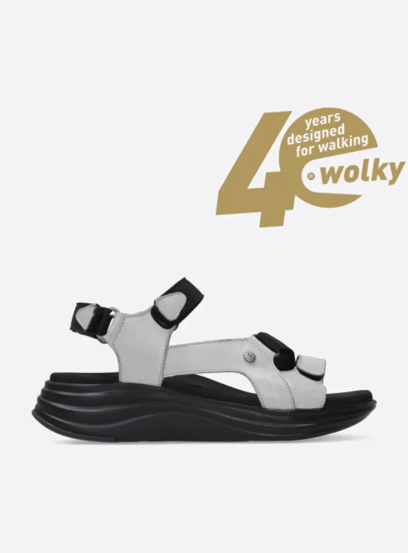 Online Wolky Cirro - gebroken wit leer gebrokenwitleer