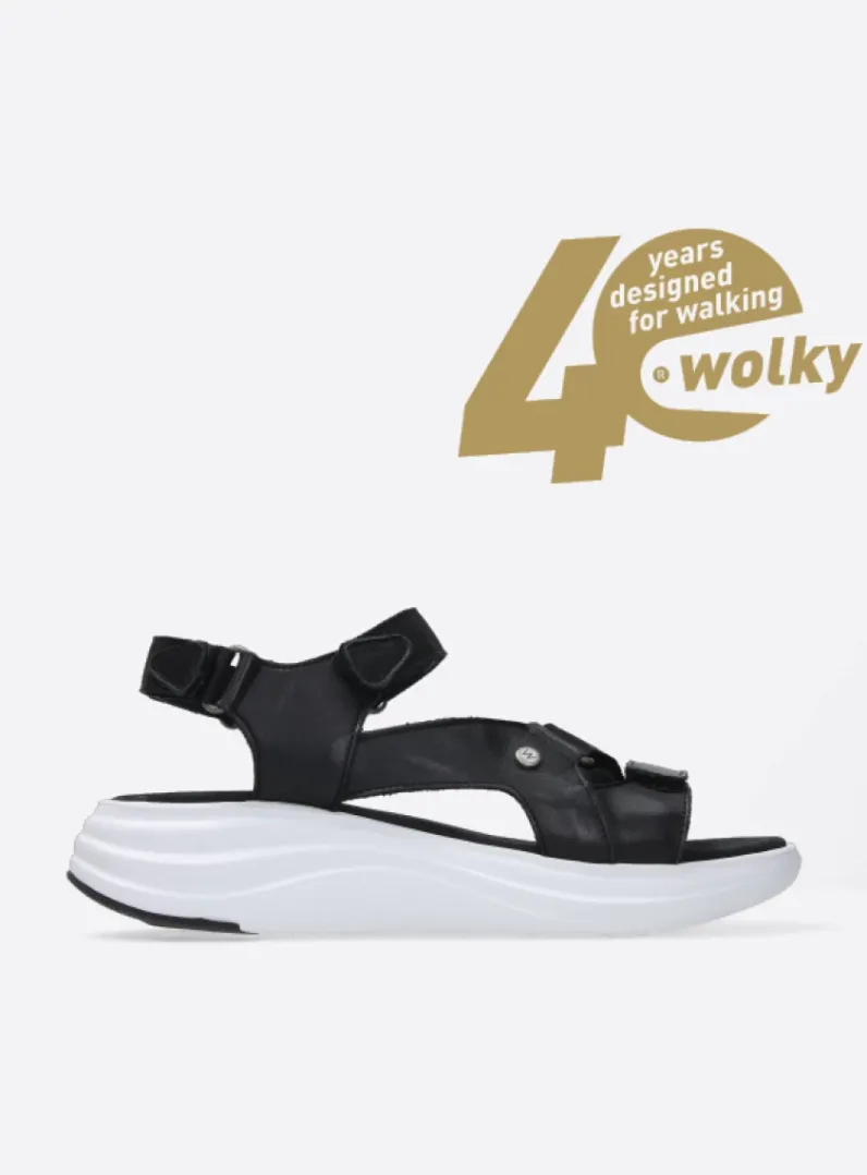 Cheap Wolky Cirro - zwart-wit leer zwart-witleer
