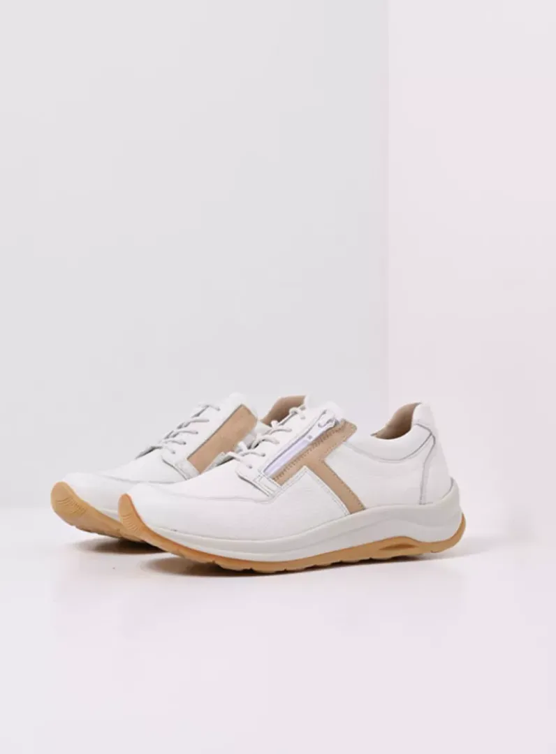 Fashion Wolky Comrie - wit/beige leer wit/beigeleer