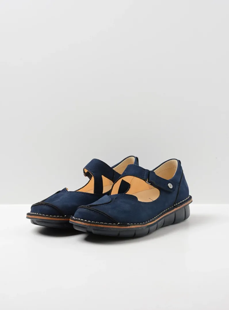 Hot Wolky Cordoba - blauw nubuck blauwnubuck