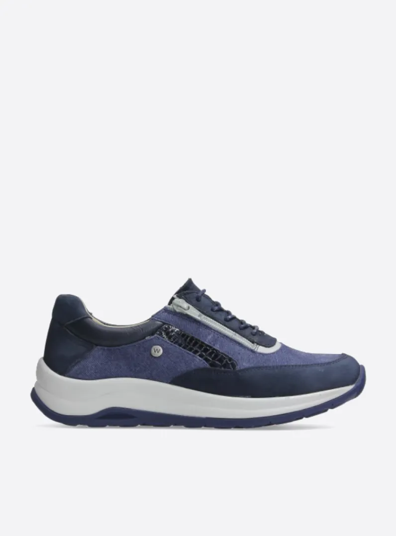Best Wolky Cupar - denim combi leer denimcombileer