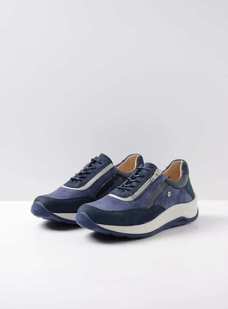 Best Wolky Cupar - denim combi leer denimcombileer