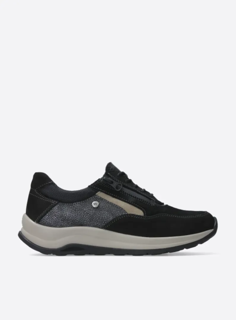 Sale Wolky Cupar - zwart combi leer zwartcombileer