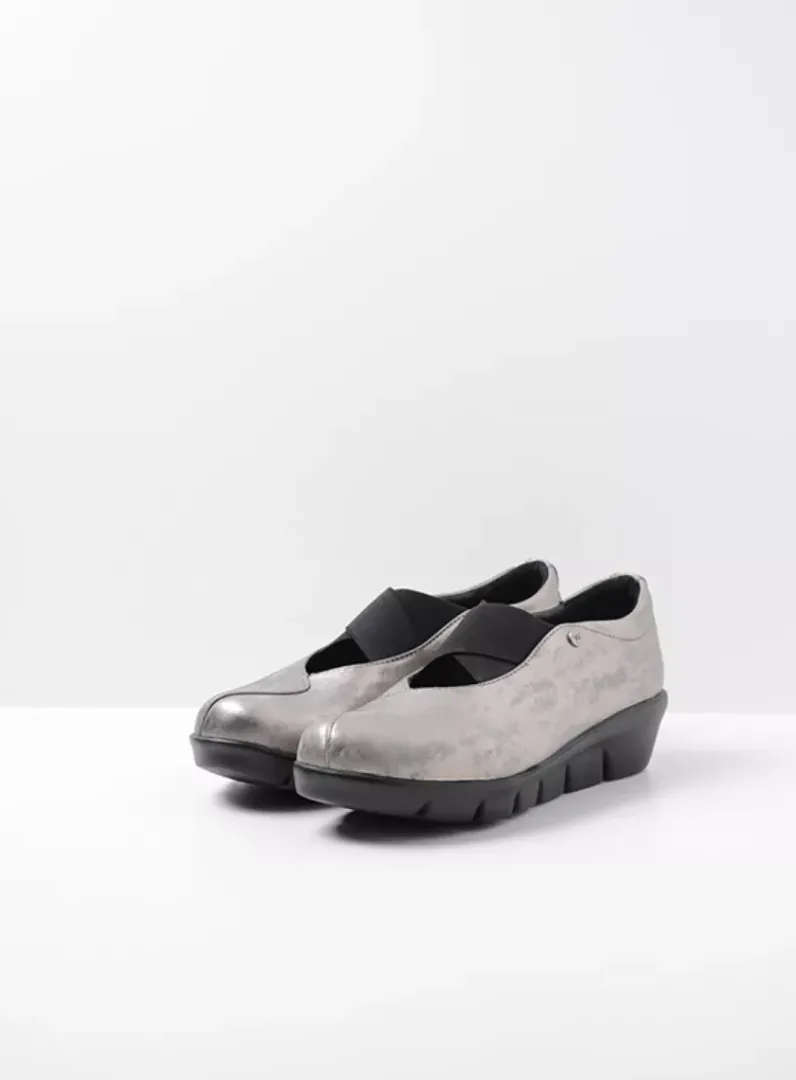 Store Wolky Cursa - grijs metallic nubuck grijsmetallicnubuck