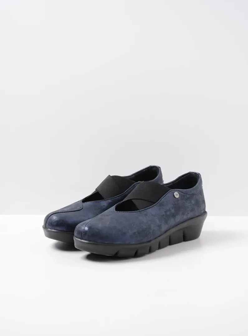 Cheap Wolky Cursa - marineblauw metallic nubuck marineblauwmetallicnubuck