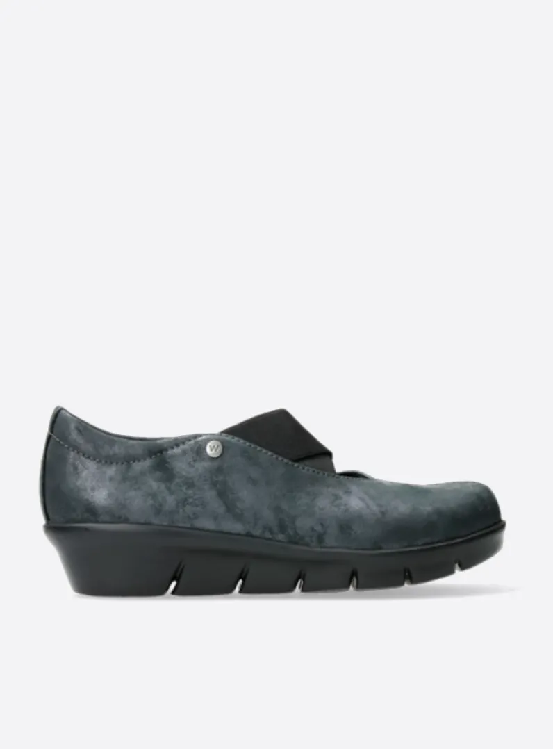 Online Wolky Cursa - zwart metallic nubuck zwartmetallicnubuck