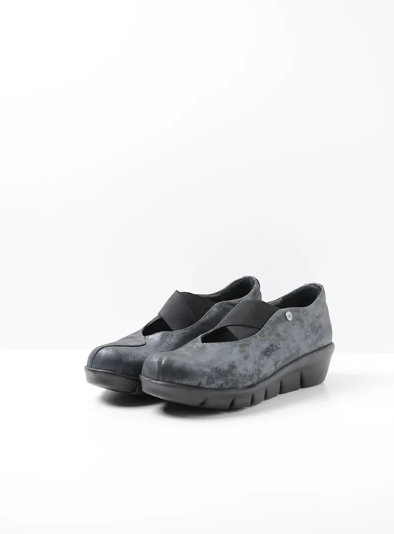 Online Wolky Cursa - zwart metallic nubuck zwartmetallicnubuck