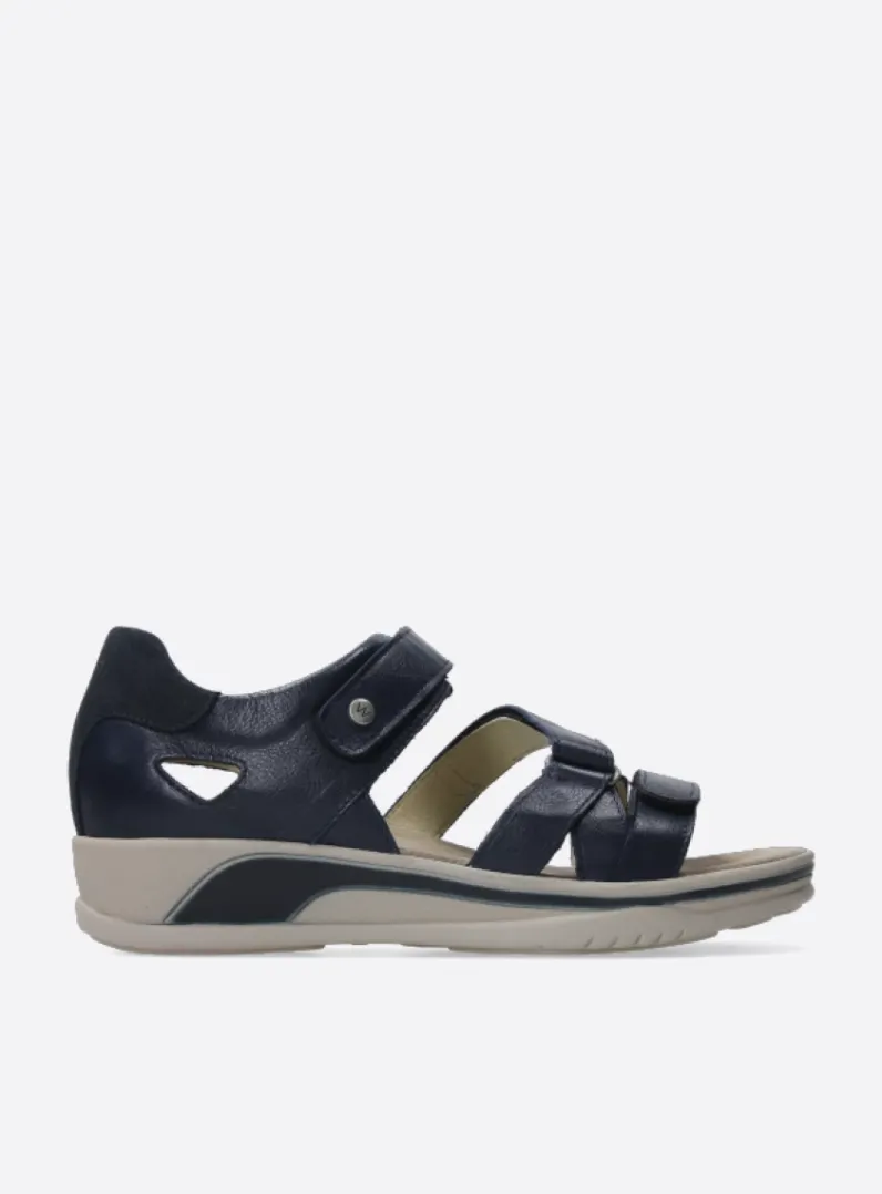 Cheap Wolky Desh - blauw leer blauwleer