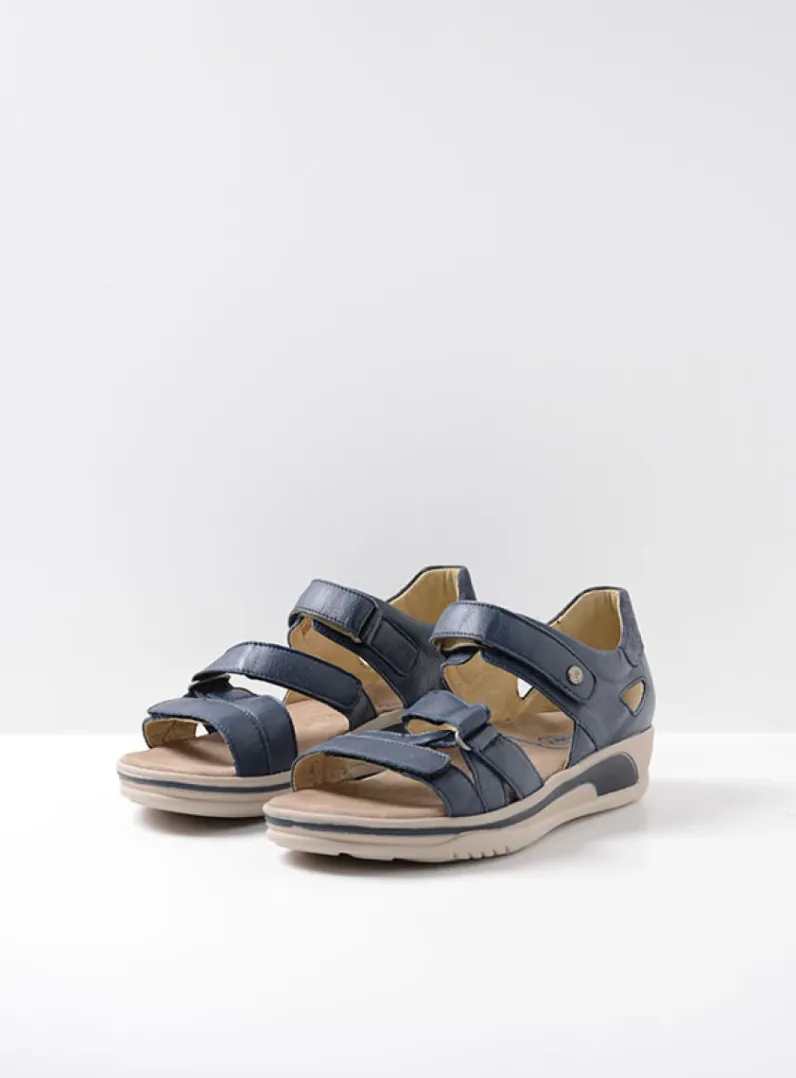 Cheap Wolky Desh - blauw leer blauwleer