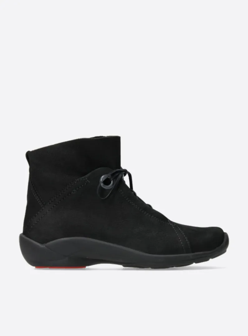 Outlet Wolky Diana - zwart nubuck zwartnubuck