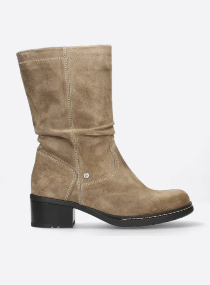 Online Wolky Edmonton - taupe suede taupesuede