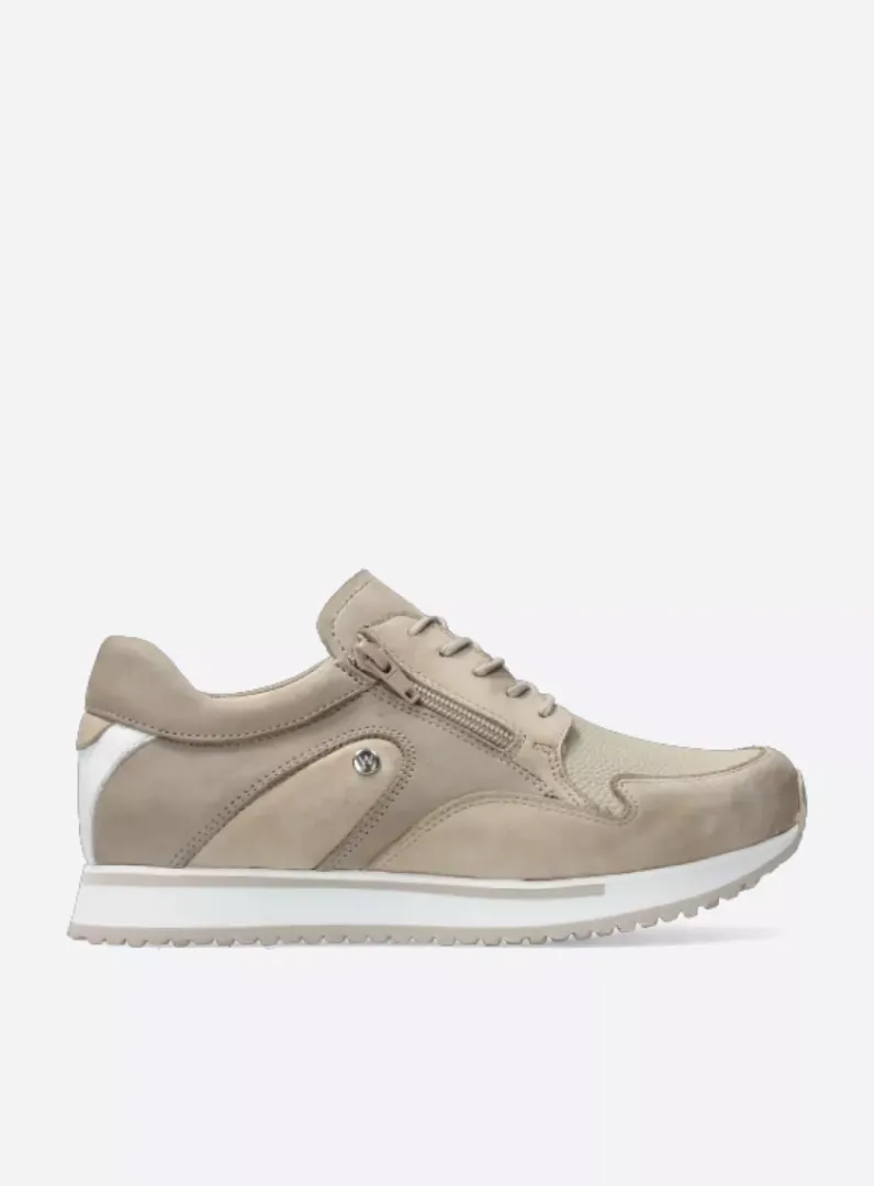 Discount Wolky e-Go S2F - beige combi stretch leer beigecombistretchleer