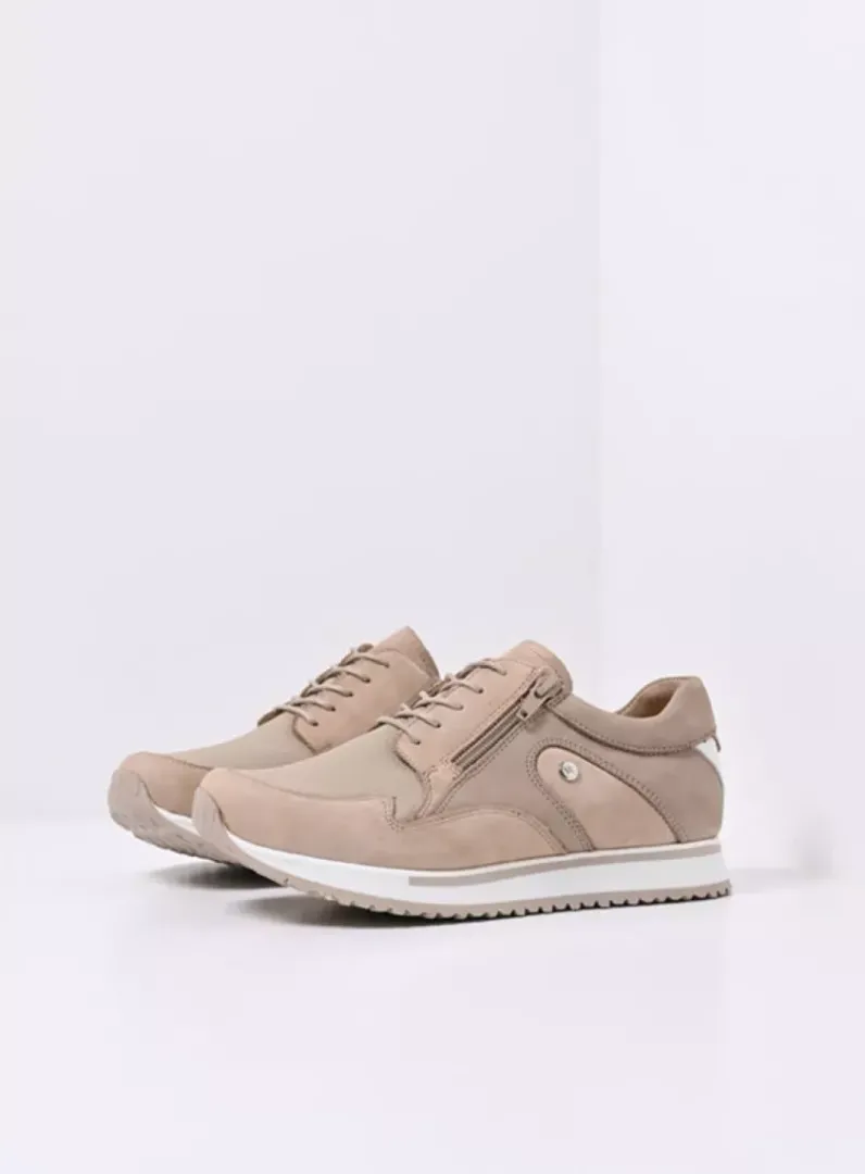 Discount Wolky e-Go S2F - beige combi stretch leer beigecombistretchleer