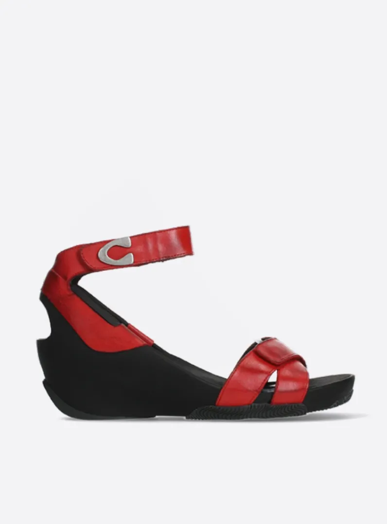Fashion Wolky Era - rood leer roodleer