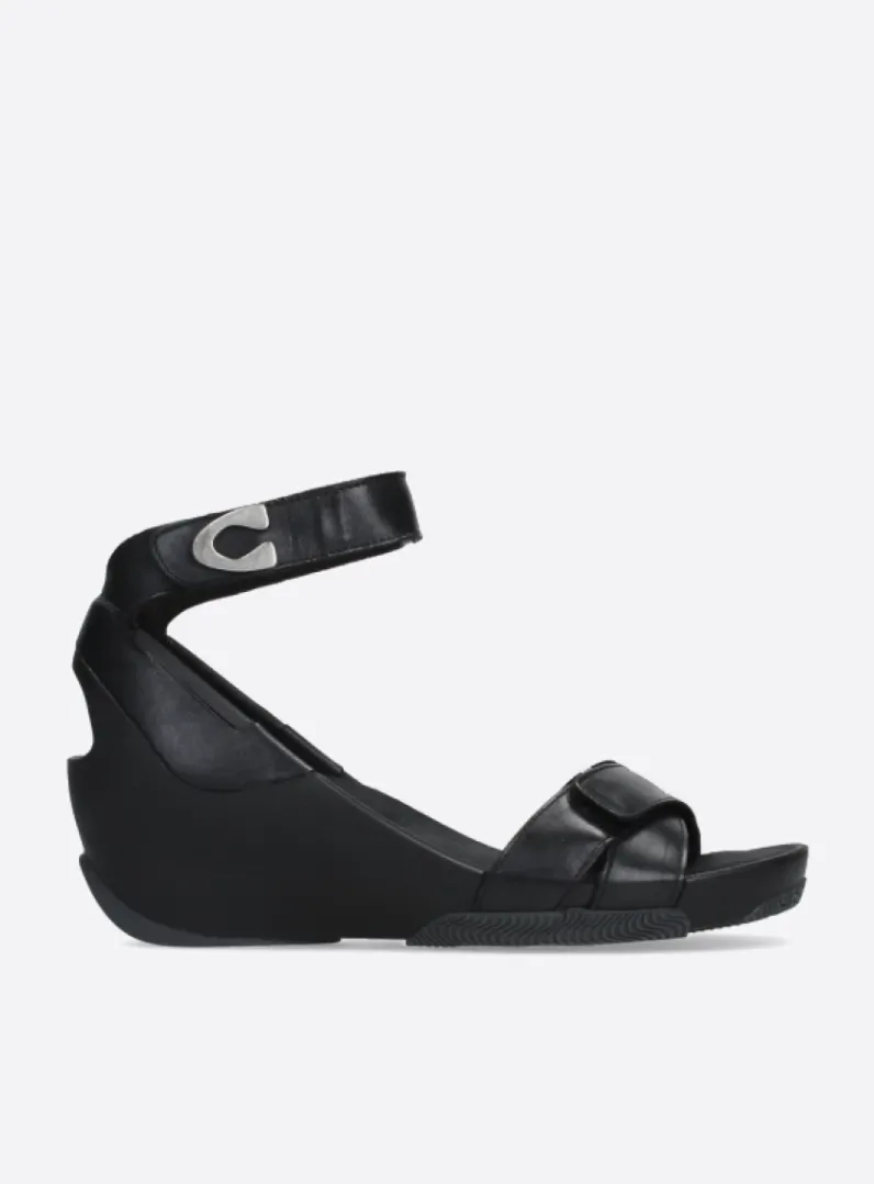 Outlet Wolky Era - zwart leer zwartleer