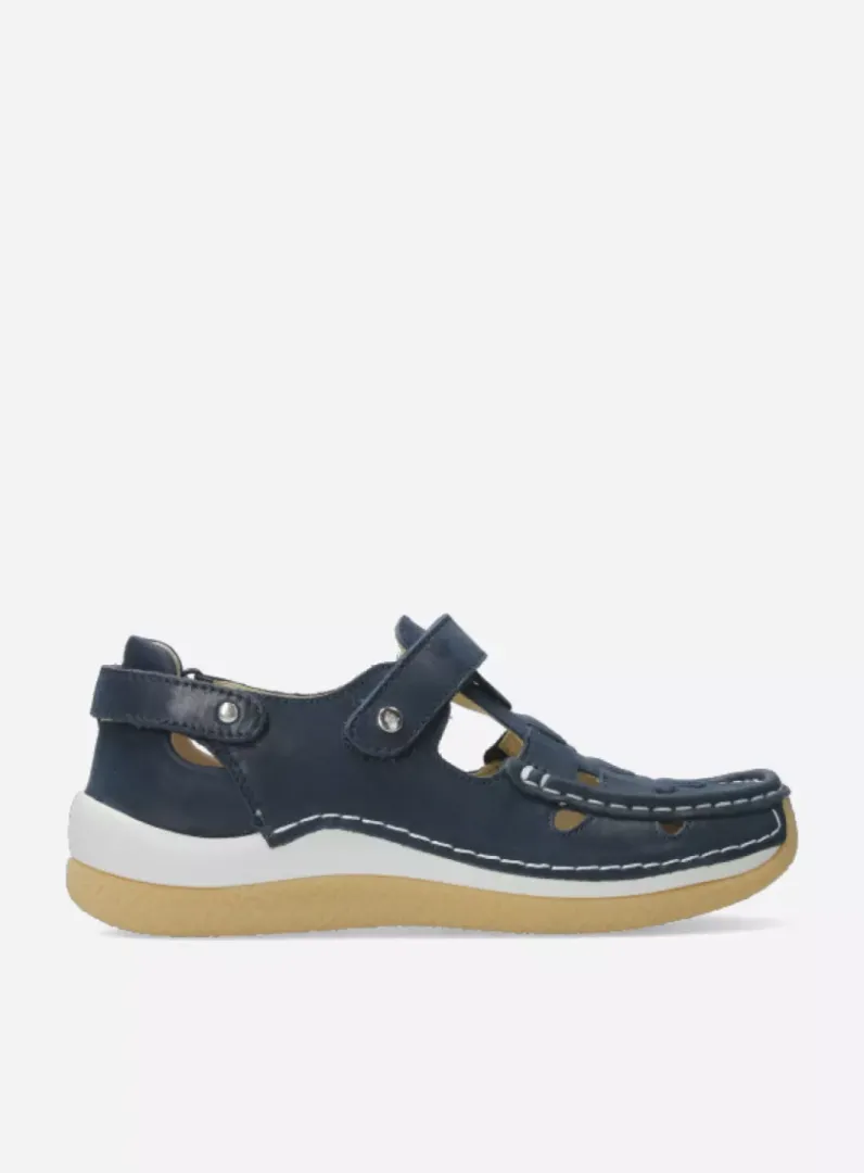 Clearance Wolky Esperanza - denim effectleer denimeffectleer