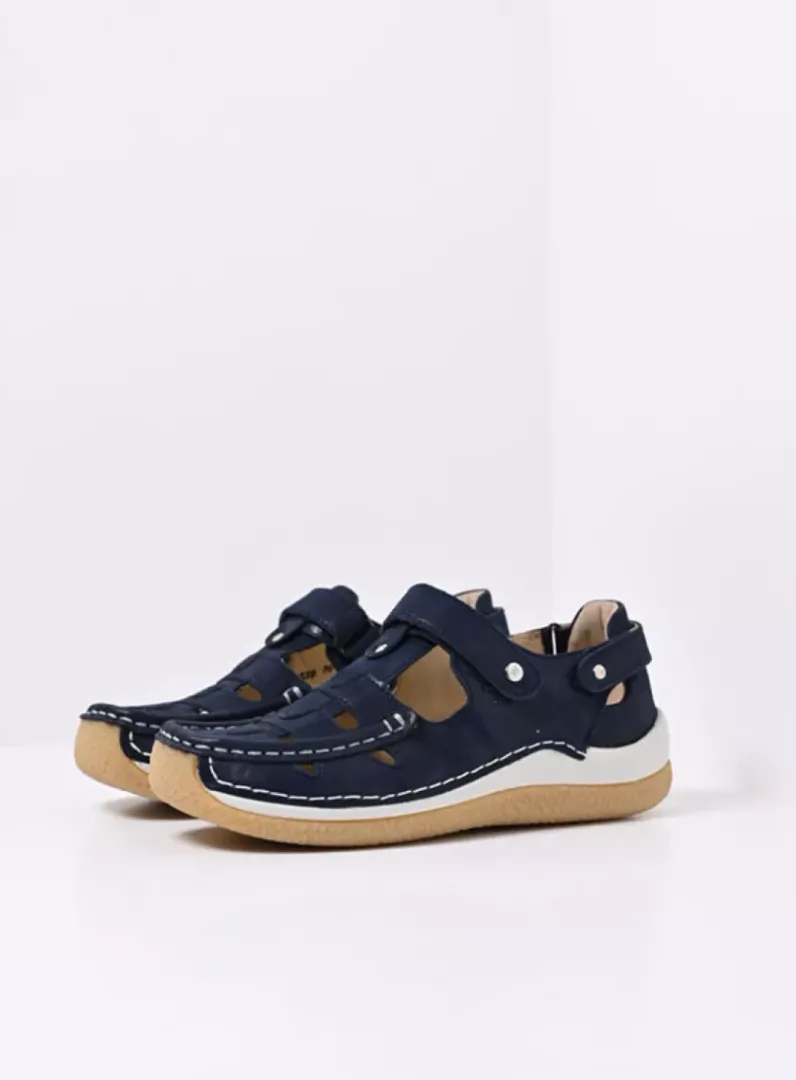 Clearance Wolky Esperanza - denim effectleer denimeffectleer