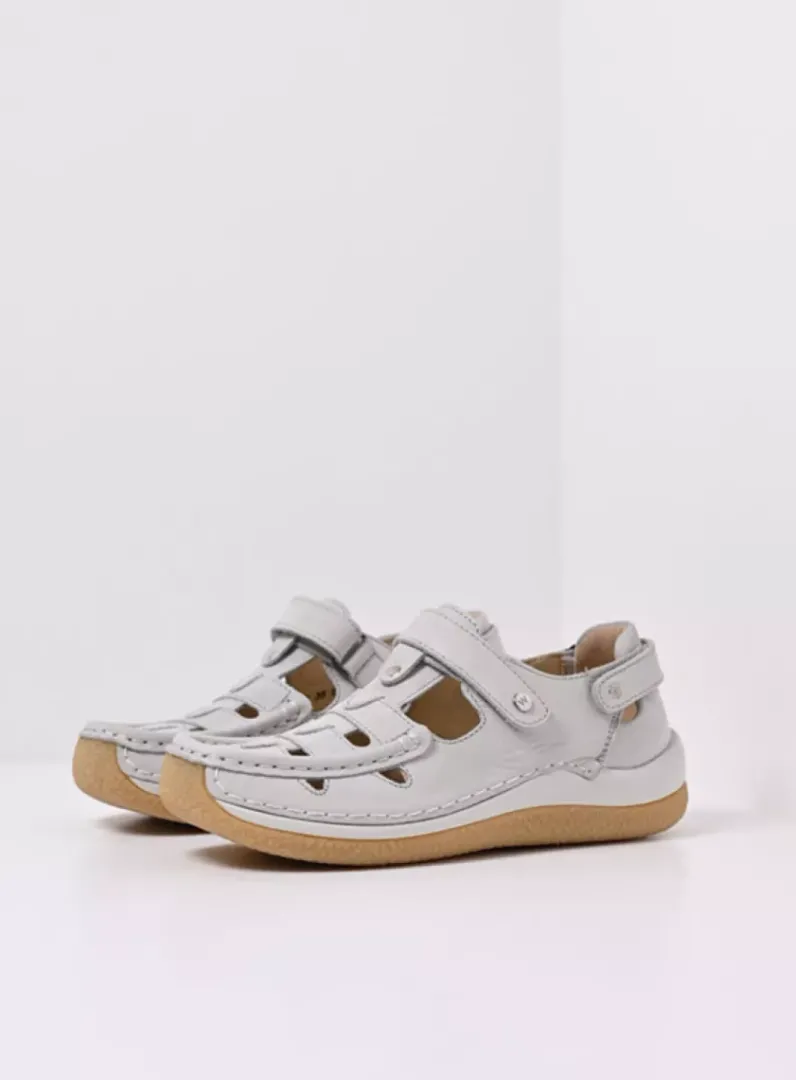 Discount Wolky Esperanza - gebroken wit effectleer gebrokenwiteffectleer