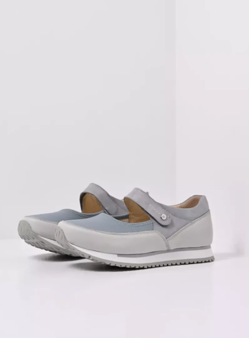Flash Sale Wolky e-Step - blauw combi stretch leer blauwcombistretchleer