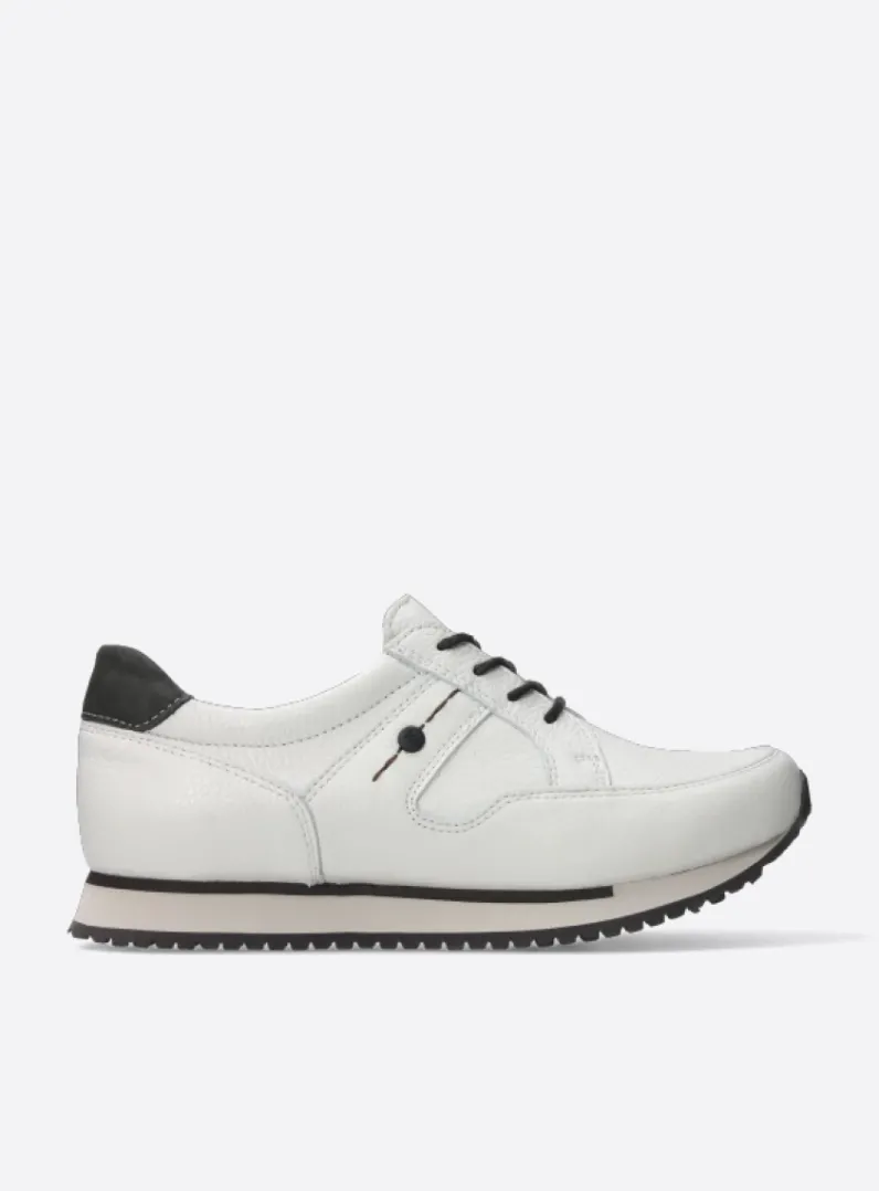 Discount Wolky e-Walk - wit combi leer witcombileer
