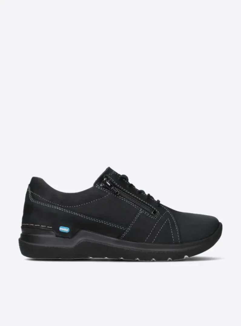 Outlet Wolky Feltwell - zwart nubuck zwartnubuck