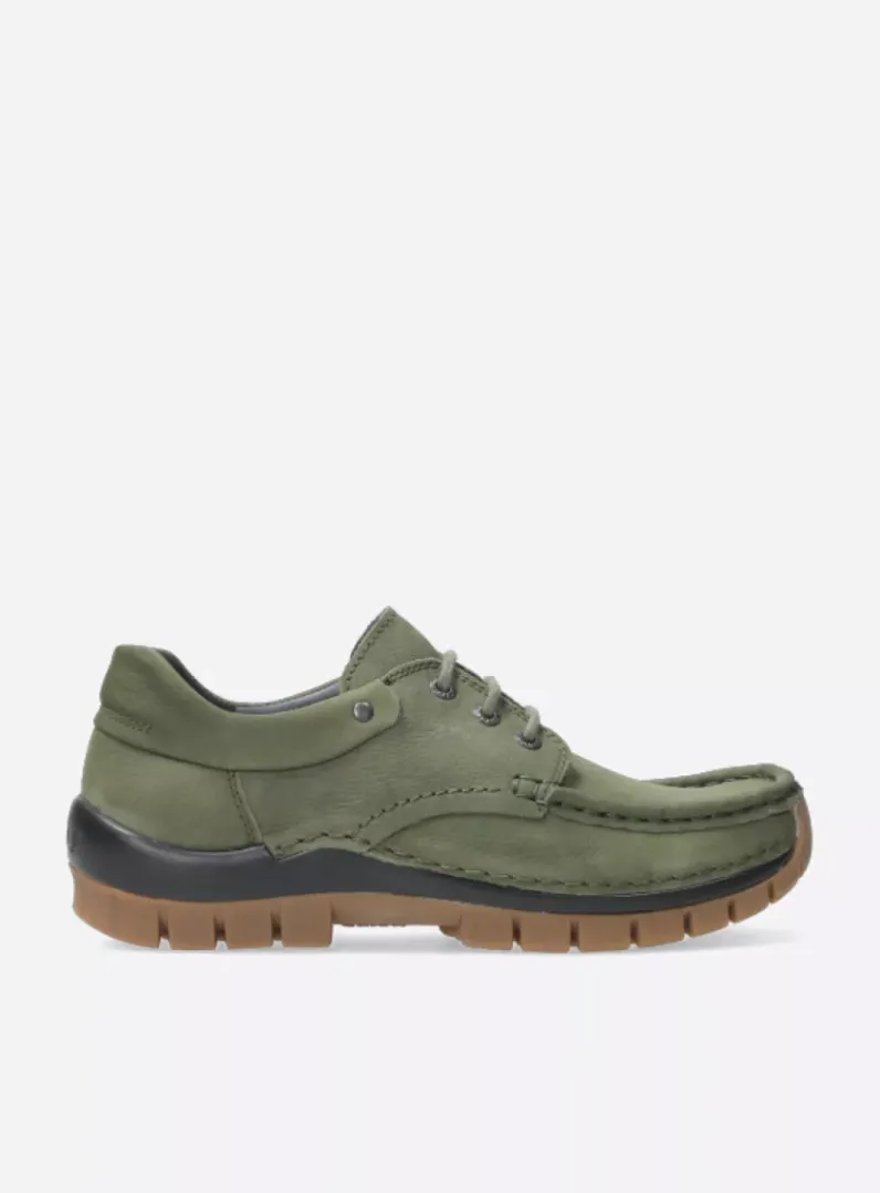 Sale Wolky Fly - pesto groen nubuck pestogroennubuck